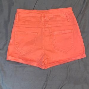 High waisted shorts